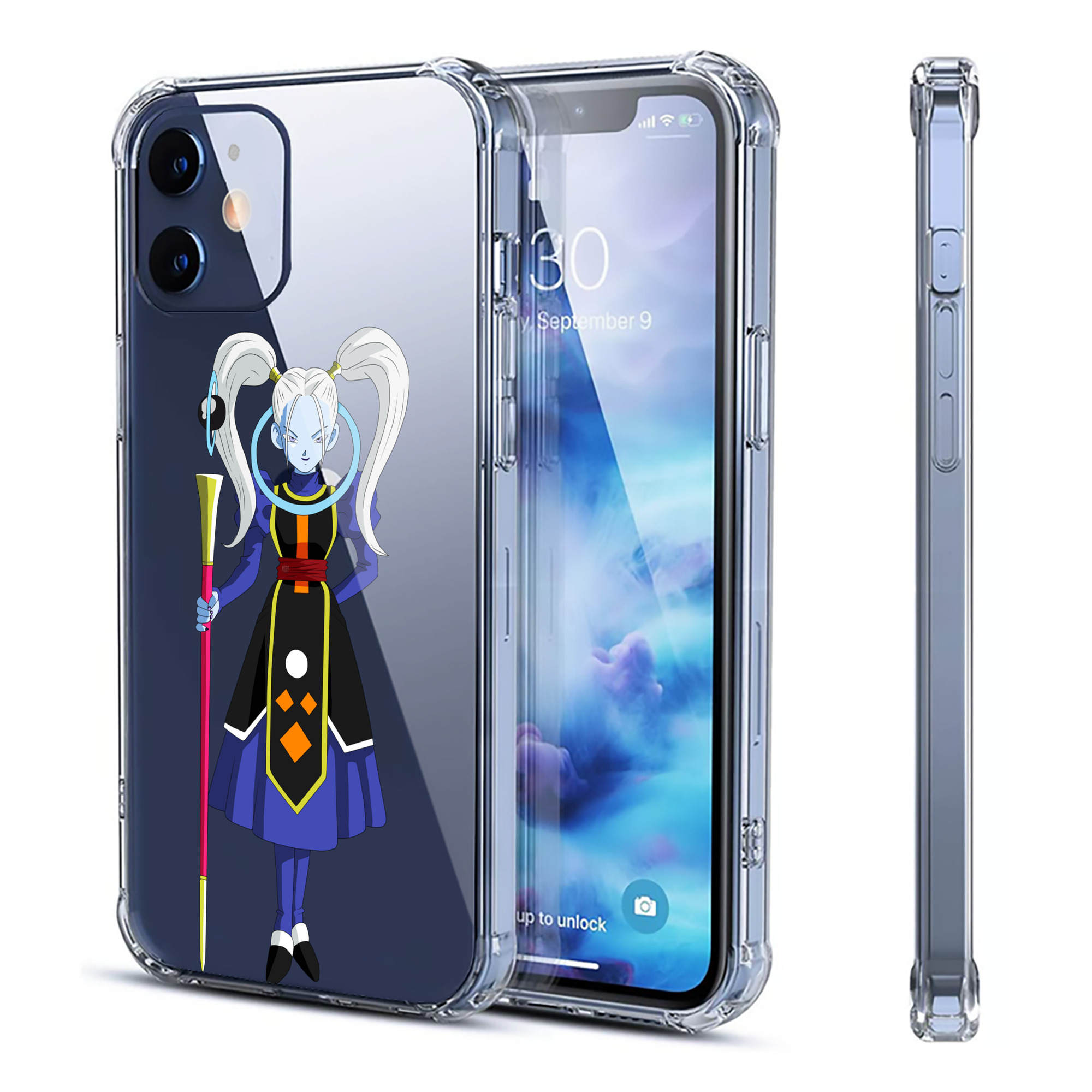 （画像用） ドラゴンボール DRAGON BALL 【iPhone 12シリーズ対応】透明スマホケース（クリアソフトケース）